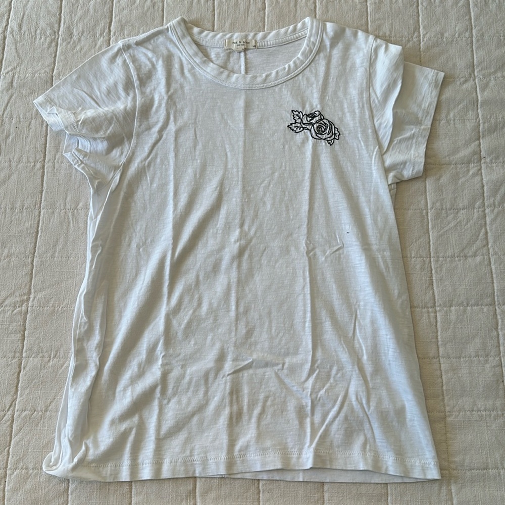 Rag and bone embroidery tee